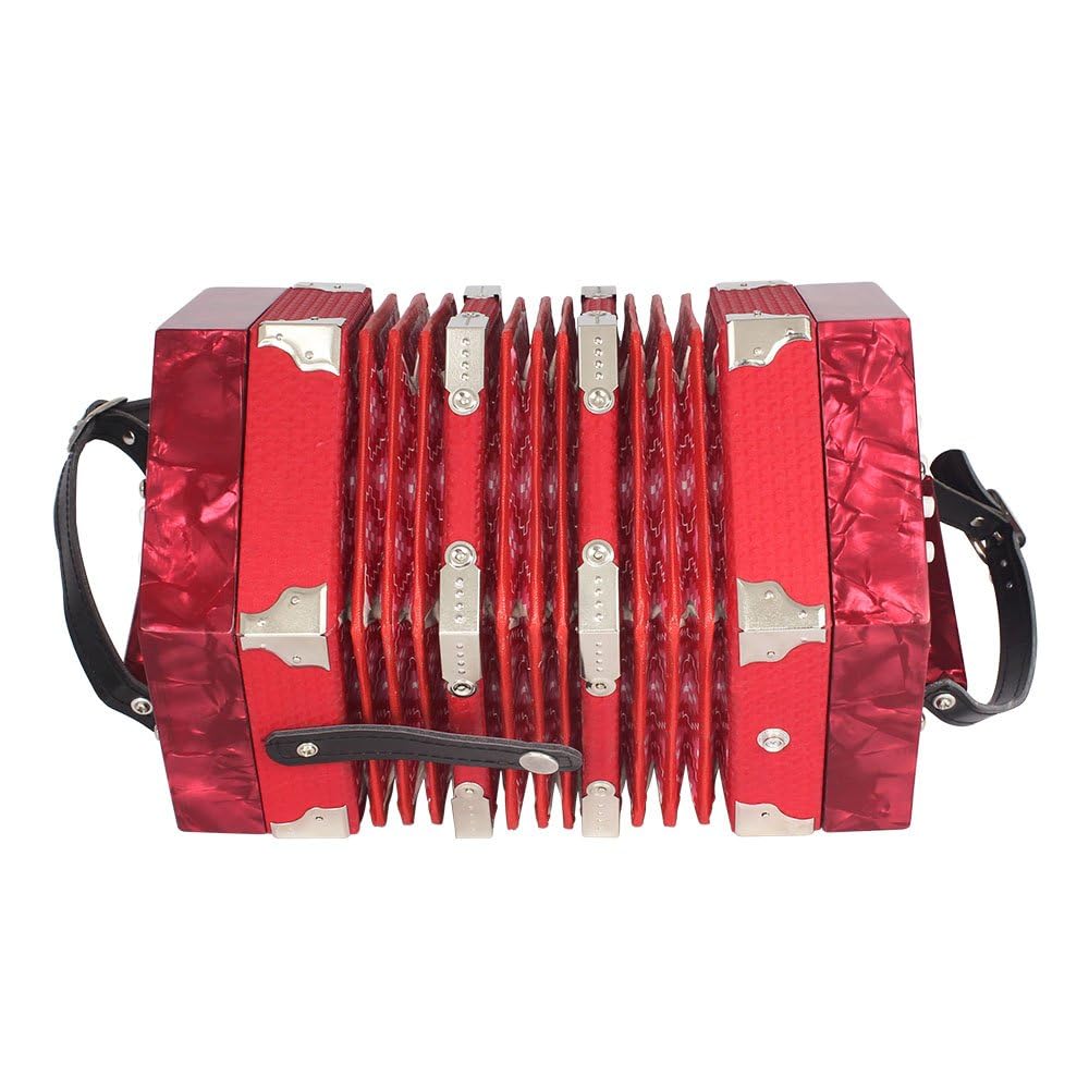 Amazon.com: Btuty Concertina 20 Buttons 40-Reed Anglo Style